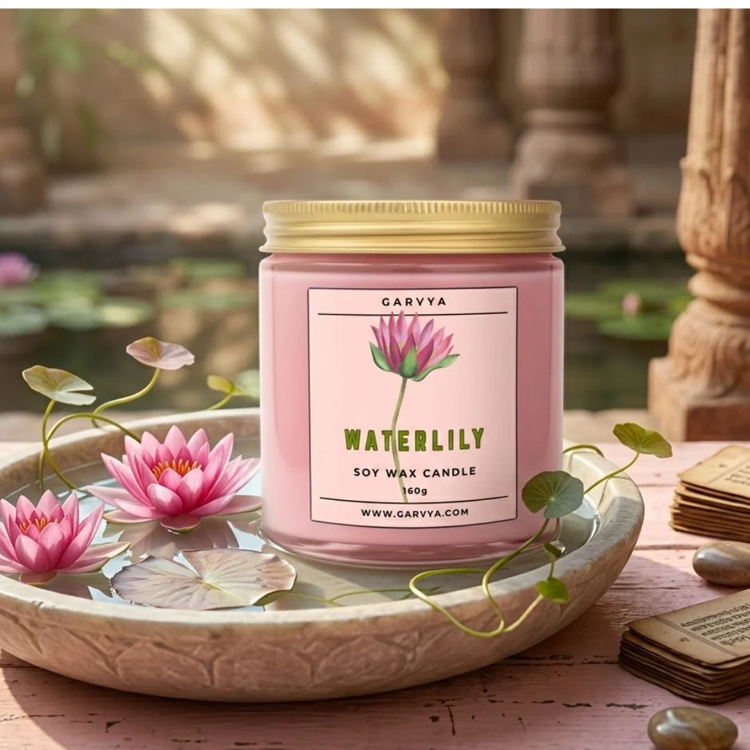Waterlily Scented Soywax Candle