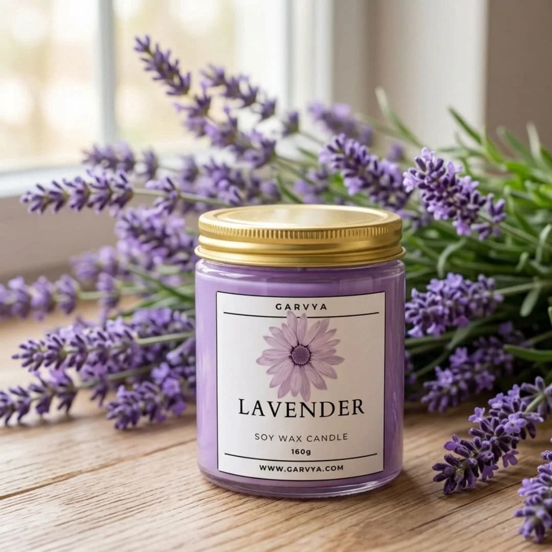 Lavender Scented Soywax Candle