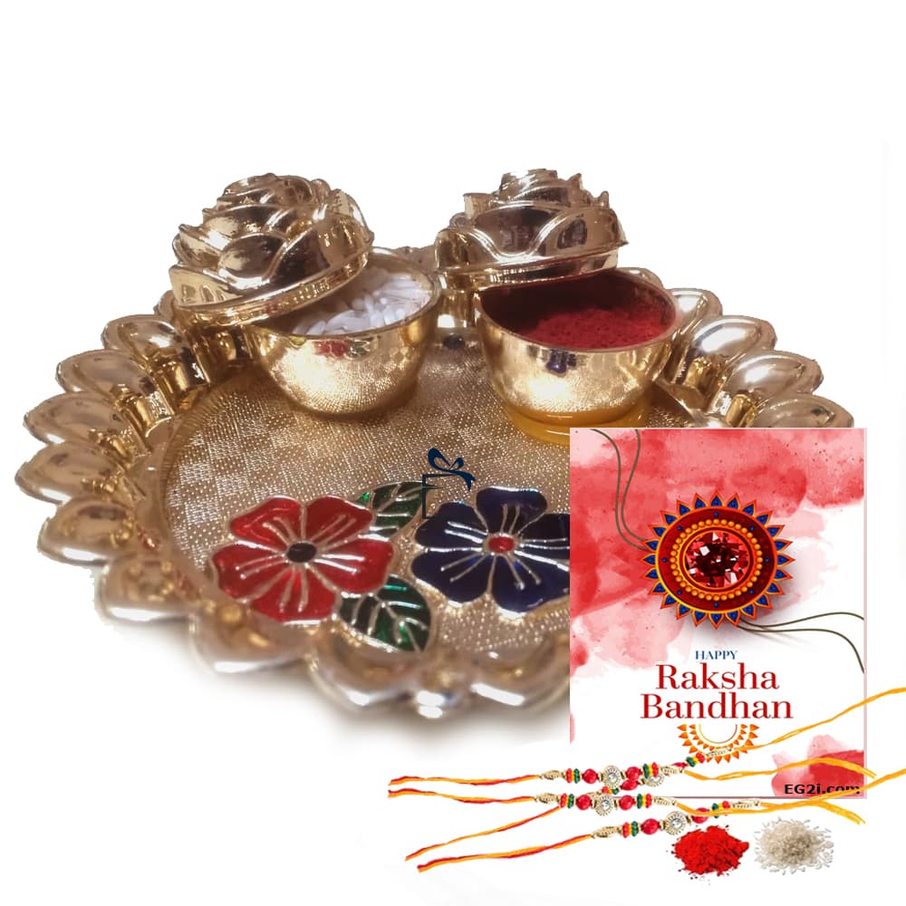 Rakhi Thali with Rakhi