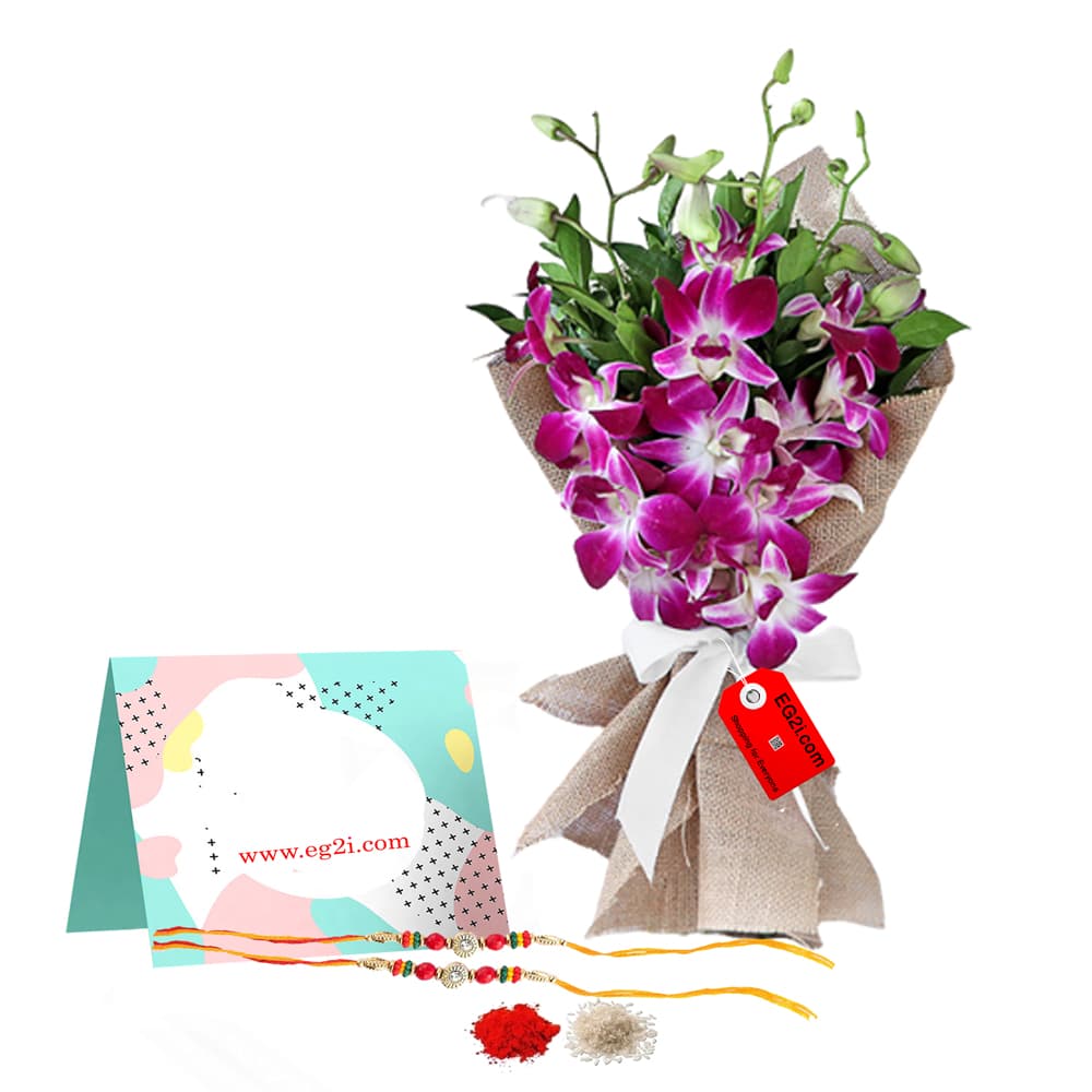 Orchid with Rakhi