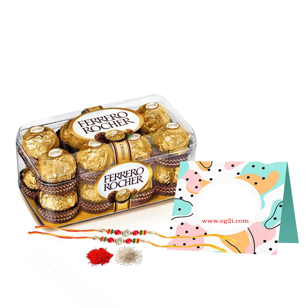 Rocher with Rakhi