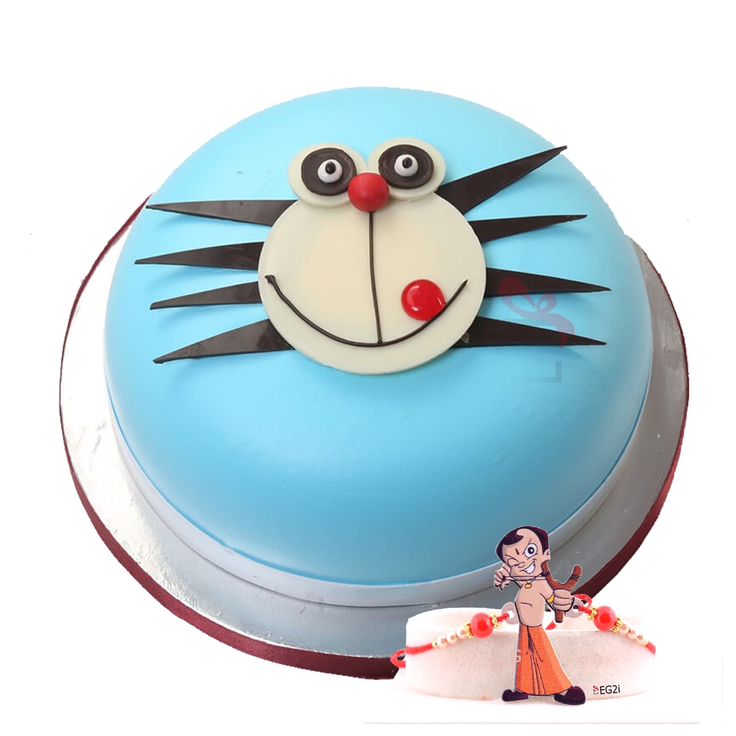 Doremon Cake with Chota bhem Rakhi