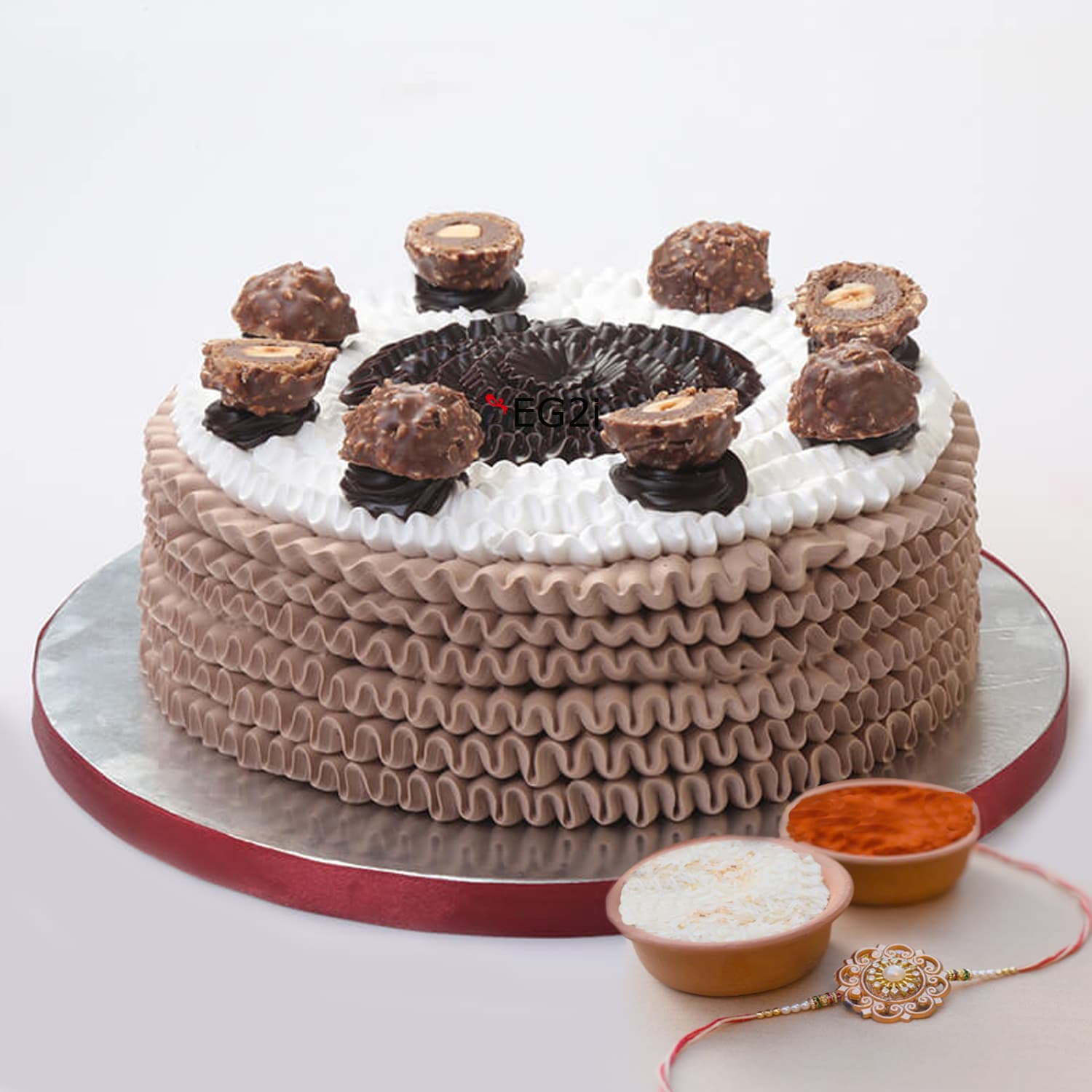 Rocher cake with Rakhi Roli Chawal