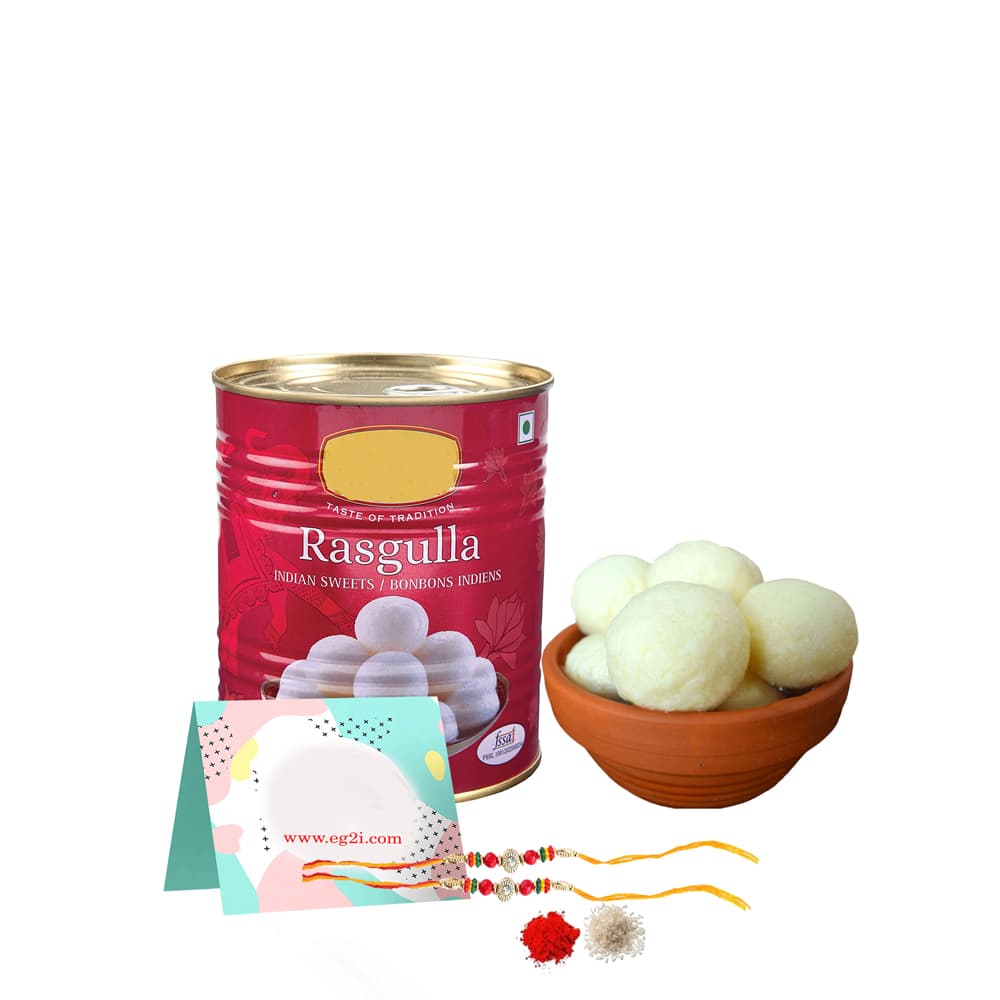 Rasgulla with Rakhi
