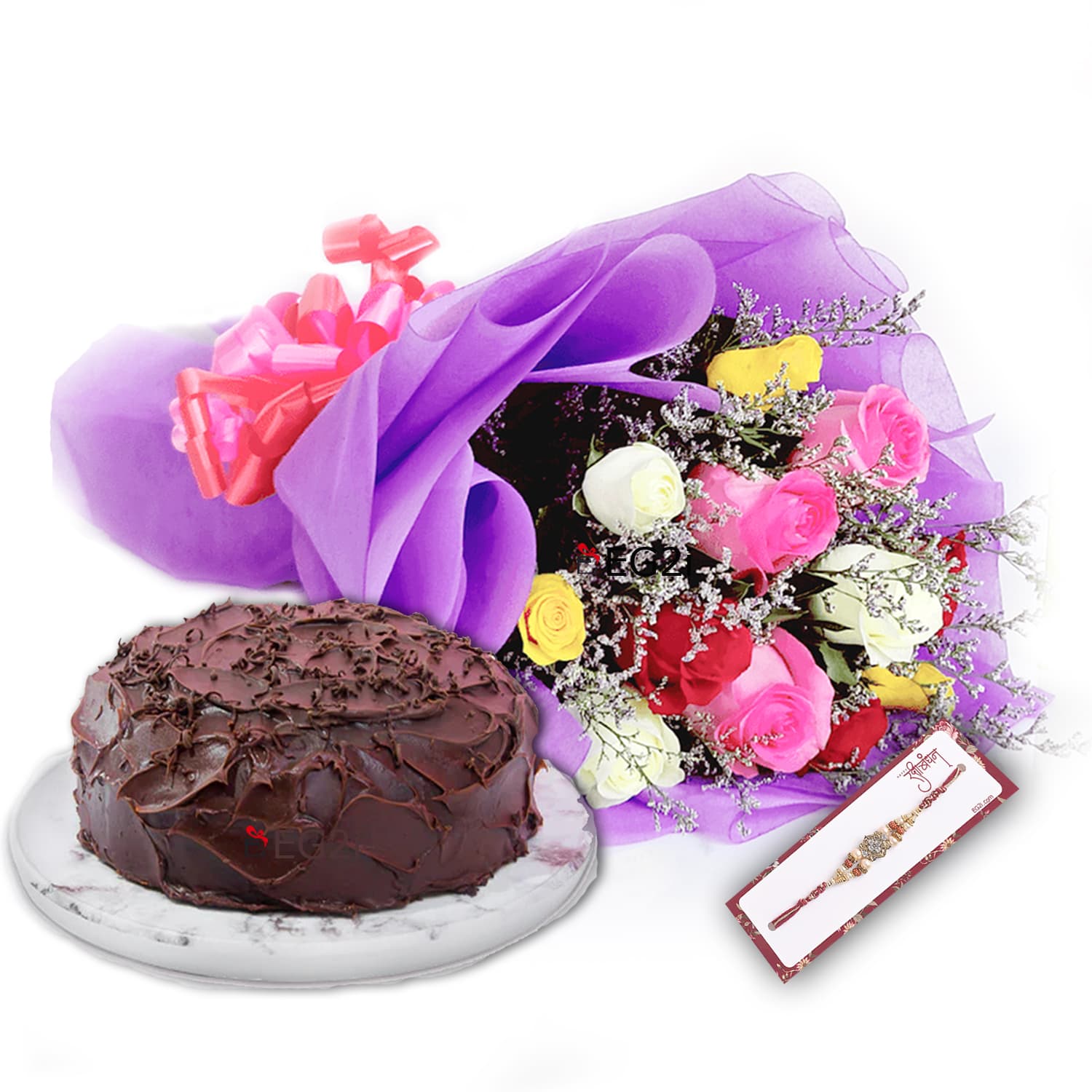 Floral Cake Delight for Rakhi
