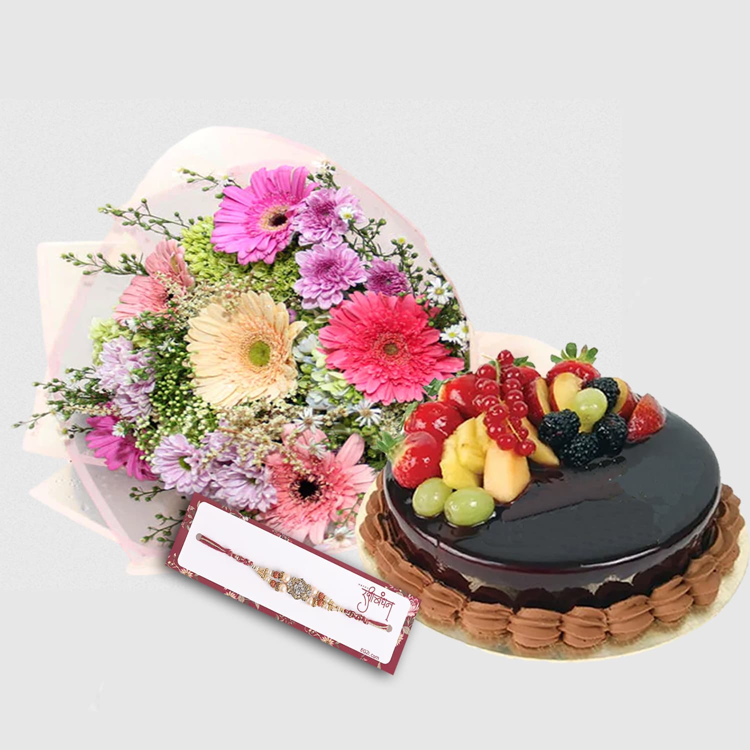 Sweet Floral Duo for Rakhi