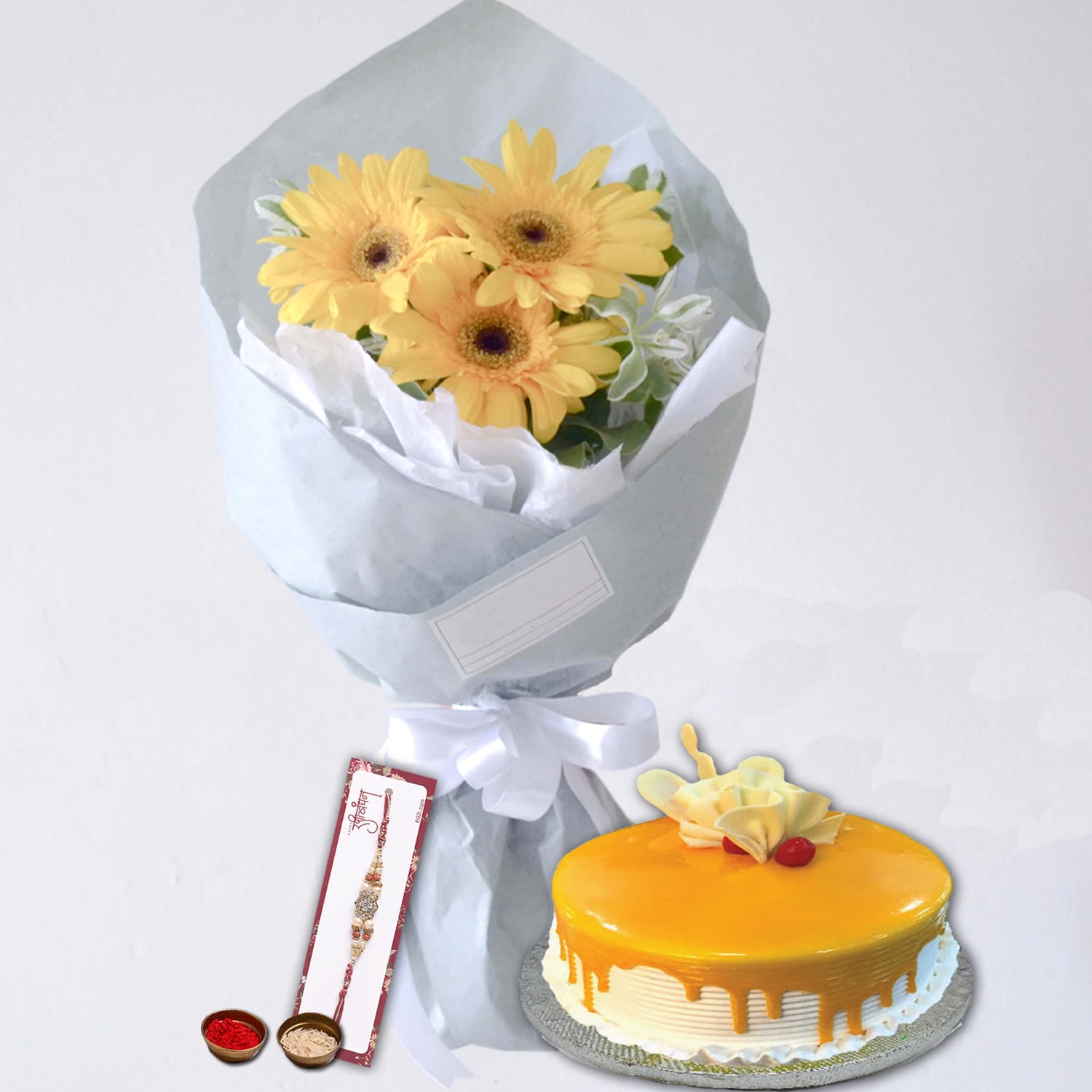 Petals and Cakes for Rakhi