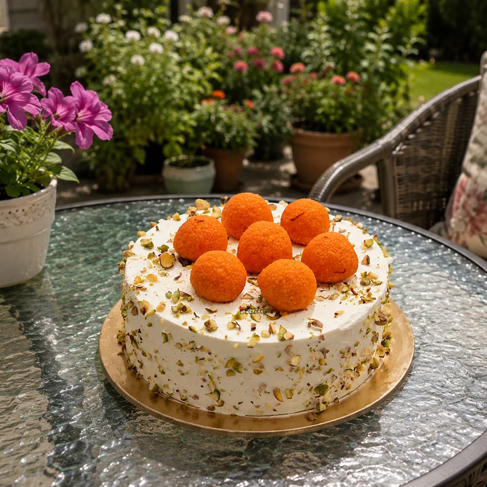 Laddu Cake For Celebrate