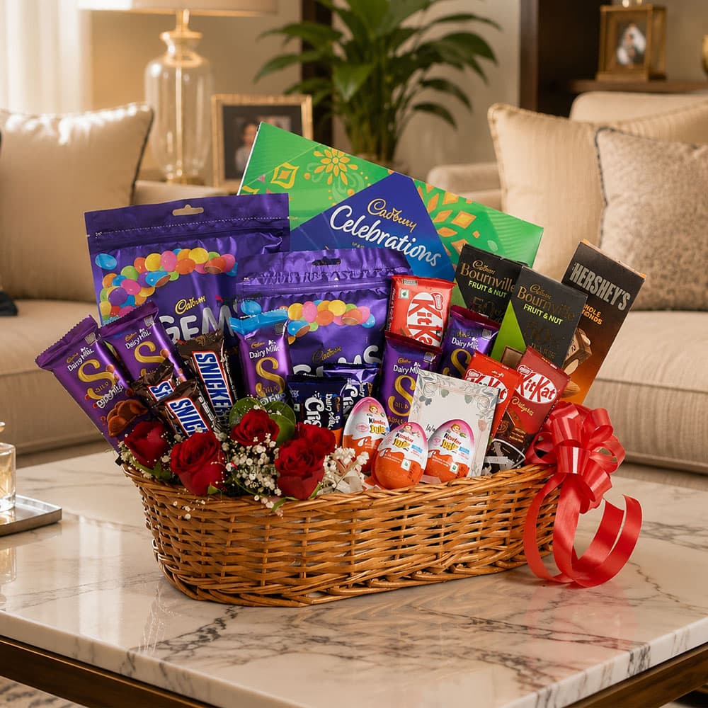 Roses with Premium Chocolates